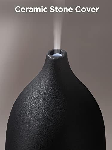 InnoGear 150ml Ceramic Essential Oil Diffuser, Diffusers for Home, Black - Image 3