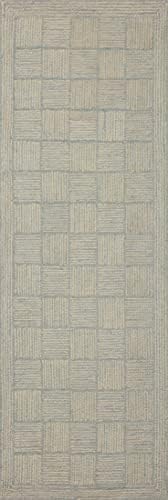 Loloi Chris Loves Julia Francis Silver/Sky 2'-6" x 9'-9" Runner Rug - Image 6