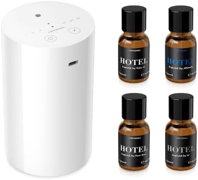 Airversa AN8 Waterless Essential Oil Diffuser Starter Kit, White by Airversa