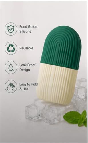 Ice Roller for Face and Eye, Ice Face Roller, Ice Roller Skin Care Tools Gifts for Women, Preppy Cute Silicone Ice Mold Stuff for Beauty - Image 7