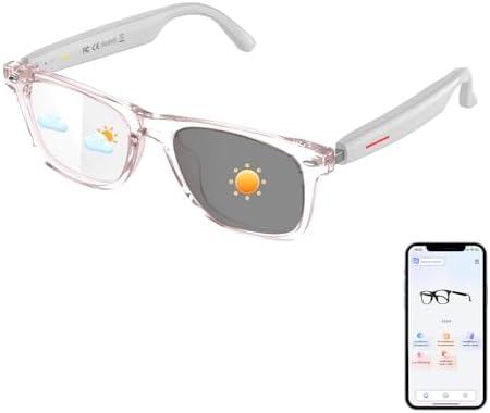 AI Translation Glasses, 165 Languages Smart Bluetooth Glasses with Speakers by Padom