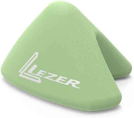 LEZER Trigger Massage Point, Manual Massage Ball, Muscle Knots Relief Tool, Myofascial Release, Physical Therapy, Deep Tissue Back Massage, Plantar Fasciitis, 2.9 in x 2.1 in (Green) by LEZER