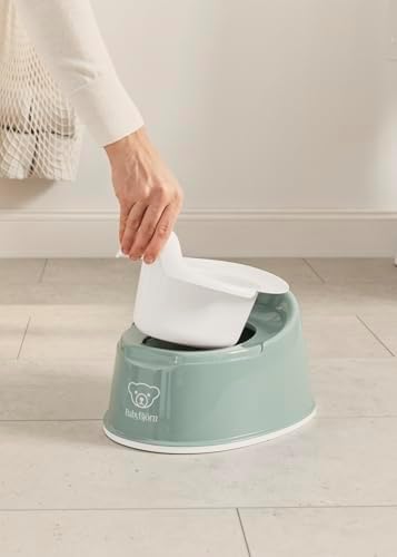 BabyBjörn Smart Potty, Deep Green/White - Image 2