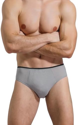 10 Packs Mens Disposable Underwear Briefs,100% Cotton Portable Brief Panties for Travel Spa Hospital Emergencies by Relaxcare