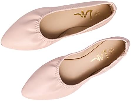 Women's Ballet Flat Slip On Flats - Classic Casual Dress Shoes, Foldable Portable Travel Ballet Walking Shoes - Image 7