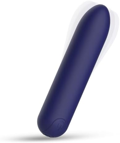 CHARMING Mini Upgraded Rechargeable Handheld Waterproof Back Massager,Electric Portable Back Massager for Back Neck Shoulder Body (Blue) by CHARMING
