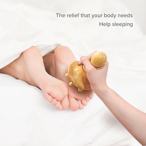 Wood Therapy Massage Tool Wooden Lymphatic Drainage Massager One-Handed Body Sculpting Tools,Physical Therapy Tools, Muscle Scraping Tool,Gua Sha Wood Therapy Tool-5.5 * 4.3 inches - Image 5