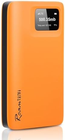 RoamWiFi Mobile Hotspot Pocket WiFi, Portable WiFi No SIM Card Needed, MiFi by RoamFi