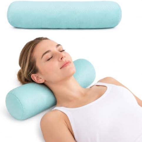 Neck Roll Pillow, Cervical Neck Pillow Bolster Pillow for Sleeping by AntiCellulite