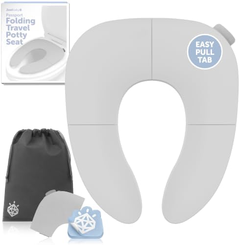 Jool Baby Folding Travel Potty Training Seat – Easy-Remove Pull Tab (Gray) by Unknown