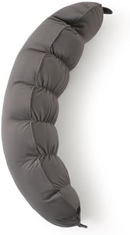 Peallow(Pat. Pend) – Long Round Body Pillow for Adults, Bolster Pillow for Sleeping, Soft and Supportive Pillow for Sleeping & Lumbar Support (Urban Grey, 39") by Ailuteie