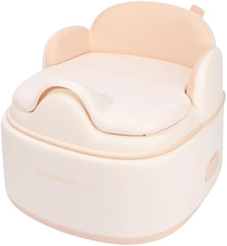 Bebamour Potty Training Toilet 3 in 1 Multi-Functional Potty Seat Detachable Baby Potty Step Stool Anti-Slip Stable Potty Training Toilet with 100 Pack Trash Bags (Pink) by Bebamour