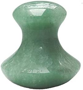 Jade Gua Sha Massage Tools Facial Tool Natural Green Gua Sha Anti Aging Facial Skin SPA for Rejuvenate Skin Anti-wrinkle Anti Aging by Unknown