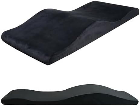Lash Bed Foam Topper, Massage Table High-Density Foam Mattress, Ergonomic Curved Lash Bed Topper Cushion for Beauty Salon by AIROW