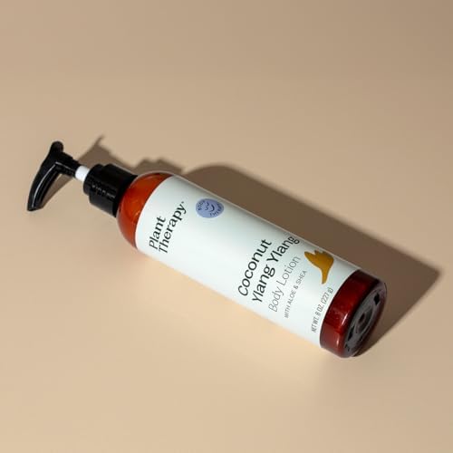 Plant Therapy Coconut Ylang Ylang Body Lotion with Aloe & Shea 8 oz Sweet Tropical Natural Scent with Floral Warmth, Everyday Hydration for Soft, Smooth Skin, Lightweight Feel Absorbs Without Residue - Image 6