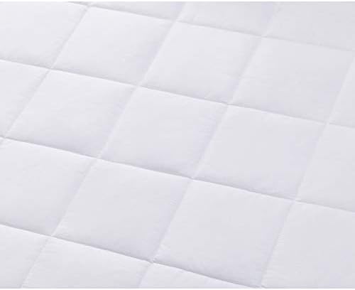 TONGDADA California King Size Weighted Blanket | 90''x108'',40lbs | Perfect for Couples,Designed for Heavy Weight Enthusiasts | Premium Cotton Material with Glass Beads | White - Image 3