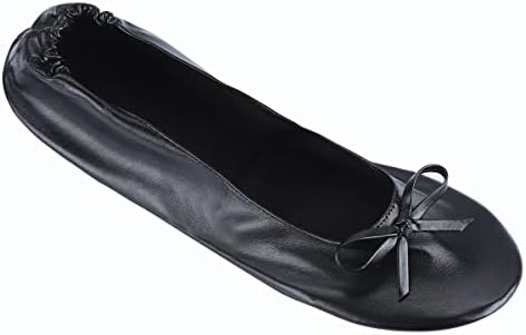 Ballet Flats Shoes -Women's Foldable Portable Travel Roll Up Shoes with Pouch - Image 3