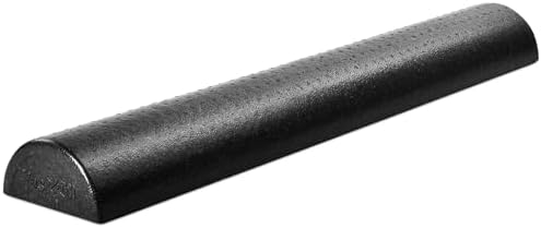 Yes4All High-Density EPP Half Round Back Roller Foam, Exercise Foam Roller for Yoga, Pilates & Stretching - 12, 18, 24, 36 inch by Unknown