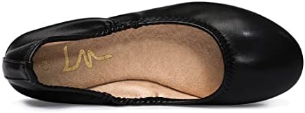 LM Women's Ballet Flats Round Toe Slip On Flats Shoes Casual Dress Shoes Foldable Portable Travel Ballet Flat - Image 4
