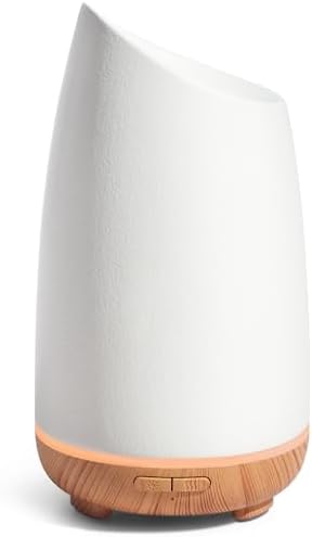 InnoGear 150ml Ceramic Essential Oil Diffuser, Diffusers for Home, White by InnoGear