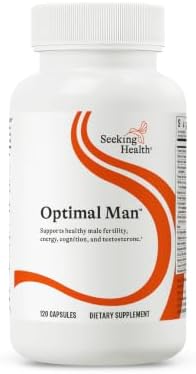 Seeking Health Optimal Man - Multivitamin Supplement with Zinc, Active Folate, & Alpha-Lipoic Acid - Multivitamin Supports Energy & Brain - Support Aging & Men's Health - 30 Servings by SeekingHealth