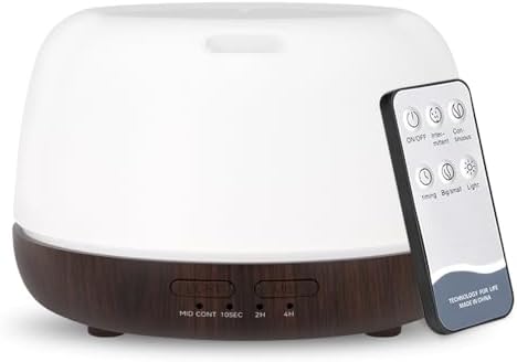 300ml Essential Oil Diffuser with Remote and Timer by KIMWUVI