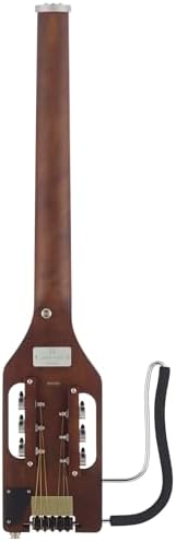 Traveler Guitar Ultra-Light Acoustic Guitar Antique Brown Left-Handed | Portable Acoustic with Removable Lap Rest | Full 24 3/4" Scale Headless Guitar | Custom Gig Bag Included - Image 2