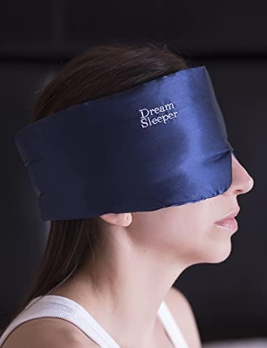 Hypoallergenic Sleep Masks for Sleeping | Chronic Migraine | | Side and Back Sleep mask | Free Lifetime Replacements. Large Straps, Silky Total Blackout mask. Dream Sleeper Mascara dormir | Women Men - Image 3