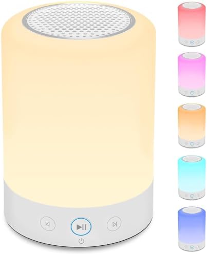 Night Lights, White Noise Machine – 20 Non-Looping Sleep Sounds, Rechargeable Battery, Touch Control, 6 Timers & Memory Function | Portable Sound Machine for Baby, Adults, Nursery, Travel by Kipcush%C2%AE