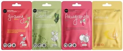 Celavi K-Beauty Skincare Essence Facial Face Mask Korea Skin Care Moisturizing C Set 12 Pack - Image 4
