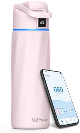 WaterH BOOST Smart Water Bottle Tracker with Reminder to Drink Water, 24oz by WATERH
