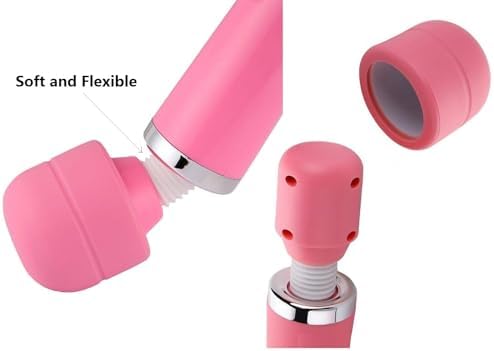 Vibrating Massager Big Tool Deep Tissue Full Body Massager for Muscle Relief Back Neck Hand Foot Leg Arm Massage Powerful Handheld Tool for Women Muti Speeds Pink Massage - Image 5