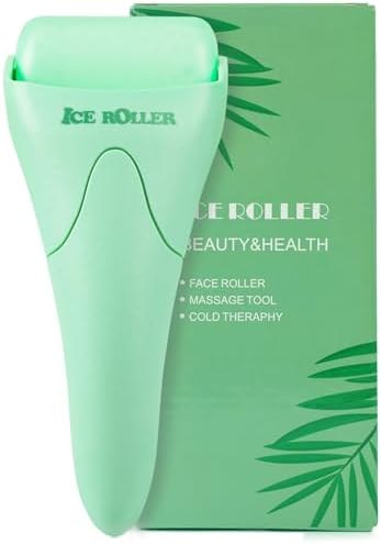 Wonderwin Ice Roller for Face and Body Massage, Facial Roller Skin Care Tool for Reduce Wrinkles and Puffiness, Migraine Pain Relief and Skin Tighten, Cold Therapy for Cooling and Calming(Green) by Wonderwin