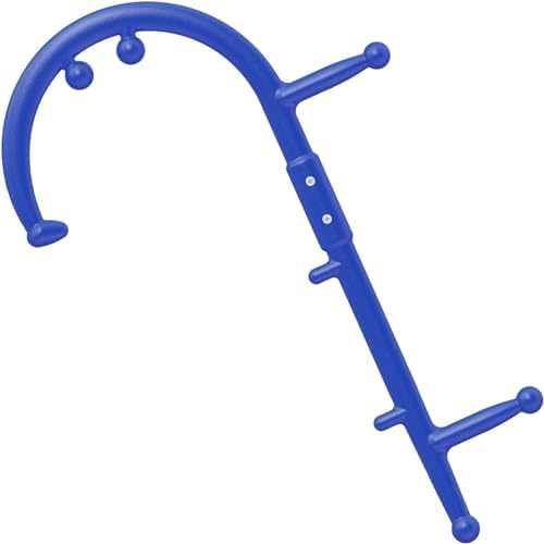 KEINE MARKE Massage Trigger Point Cane Body Deep Tissue Handheld Back, Neck, Shoulder, Leg and Feet Massager Rod, Muscle Release Tool Self Massage Hook Cane for Women & Men (Upgraded Blue) by KEINEMARKE