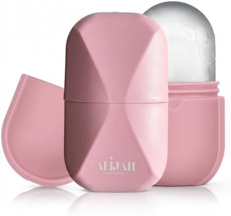 Alijah Ice Roller for Face, Pink Facial Massage Tool for Puffiness and Redness Reduction, Clean Girl Aesthetic, Esti Supplies by Unknown