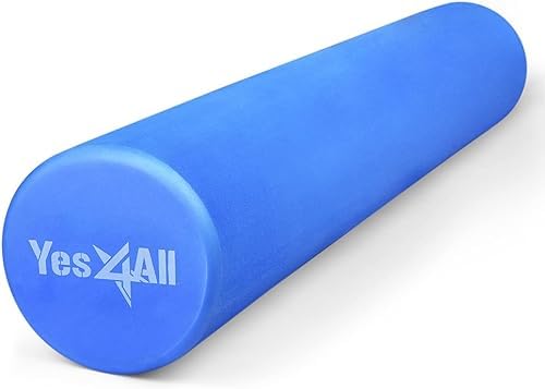 Yes4All EVA Firm Foam Roller for Back - Round Back Roller for Exercise, Yoga & Pilates 12/18/24/36 inch by Yes4All