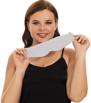 ALASKA BEAR Side Sleeper Sleep Mask, Patented, 100% Blackout, Pale Grey - Image 3