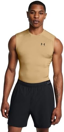 Under Armour Men's HeatGear Compression Sleeveless T-Shirt by UnderArmour