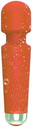 AmeMakye Mini Upgraded Rechargeable Handheld Waterproof Massager,Electric Portable Back Massager for Back Neck Shoulder Body,Orange… by AmeMakye