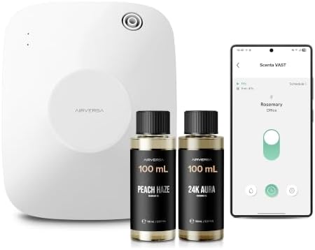 Airversa ANA Smart Waterless Diffuser Starter Kit for Room, White by Airversa