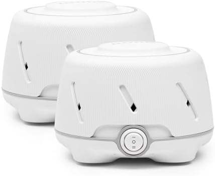 Yogasleep Dohm (2 Pack White/Gray) The Original White Noise Machine, Relaxing Natural Sound from a Real Fan, Sleep Aid & Noise Cancelling for Adults & Baby, Office Privacy & Meditation, Baby Registry by Yogasleep