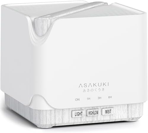 ASAKUKI Essential Oil Diffuser for Home Large 700 ml Humidifier by ASAKUKI