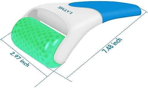 LATME Ice Roller for Face Eyes,Womens Gifts,Face Massager Roller Puffiness Migraine Pain Relief and Minor Injury (Green) - Image 7