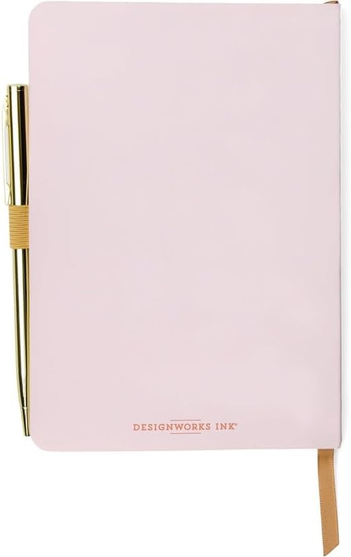 DesignWorks Ink Daily Gratitude Journal with Pen, Pink, 4.5 x 6.5 in - Image 7