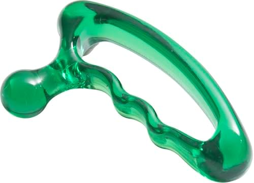 The Pressure Positive Co. Index Knobber II Massage Tool, Emerald Green by ThePressurePositiveCo