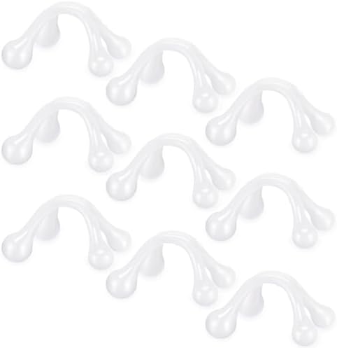 Liliful 9Pcs Palm Massage Tool Handheld 4 Point Deep Tissue Massager, White by Liliful