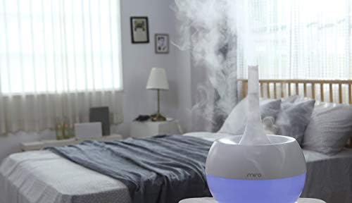 MIRO-NR08M Completely Washable Modular Sanitary Humidifier, Large room, Easy to Clean, Easy to Use, Luma Touch - Premium Cool-Mist Humidifier. Touch Control Colorful LEDs, Powerful humidification - Image 2