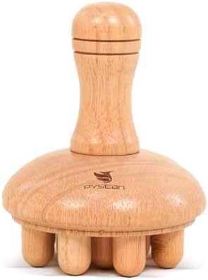 Wooden Mushroom Massager, Wooden Body Contouring Therapeutic Tool by Unknown