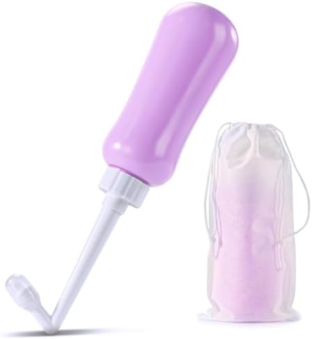 Portable Bidet Travel Large Capacity 15.8oz Personal Toilet Handheld Purple by FOOFOO