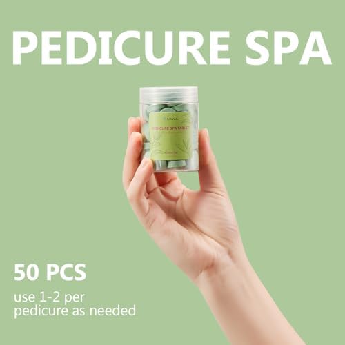 NOVAL Pedicure Spa Tablet - Fast Dissolving, Gentle & Portable Foot Soak for Softening Calluses & Hydrating Skin, Green Tea Scent - Image 4